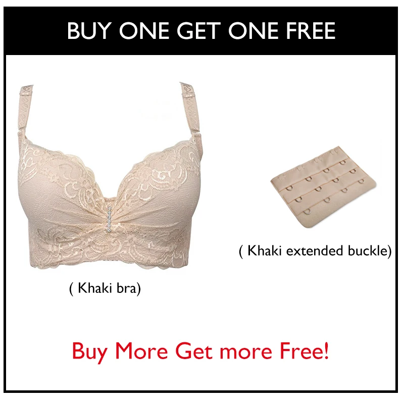 beige Горячая Новые Sexy Ladies Большой Размер 3/4 Кубка Кружева Push Up бюстгальтер Женщины Черный Глубокий V Бюстгальтеры Bralette Белье Большая Чашка горячей продажи - Цвет: beige