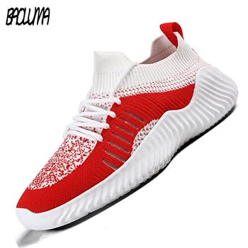 

Hot Sale Summer Men's Casual Shoes Sneakers Men Breathable Male Footwear Light Big Size Tenis Masculino Dropshipping 39-48