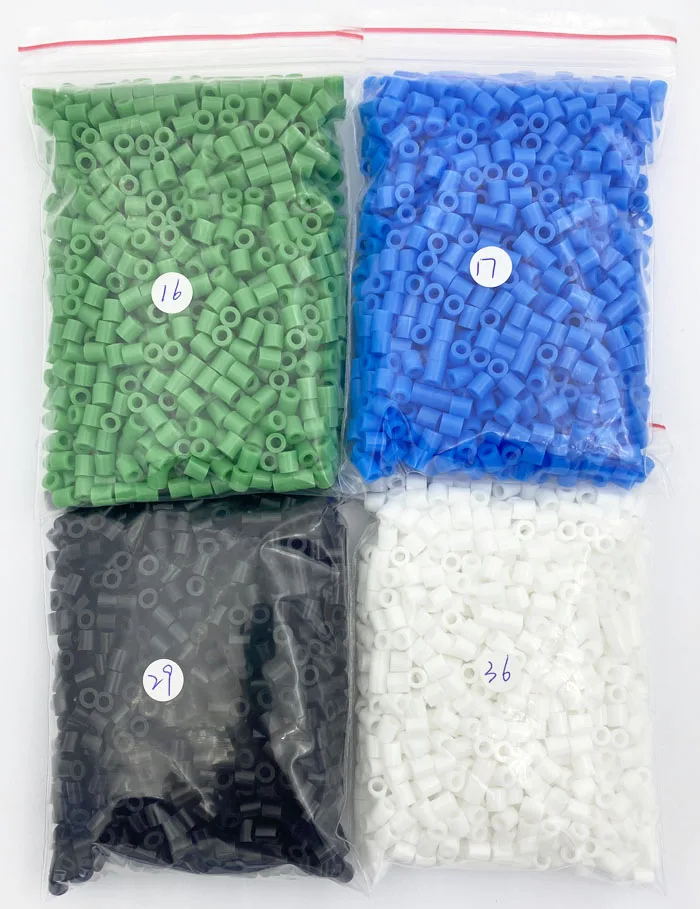 Rainbow Mix Iron Beads Craft Kit - 2000 Pieces for Creative Kids' Projects