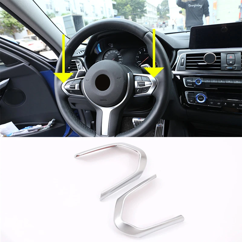 

Carbon Fiber For BMW F20 F22 F21 F30 F32 F33 F36 F06 F12 F13 X5 F15 X6 F16 M-Sport ABS ChromSteering Wheel Decoration Frame Trim