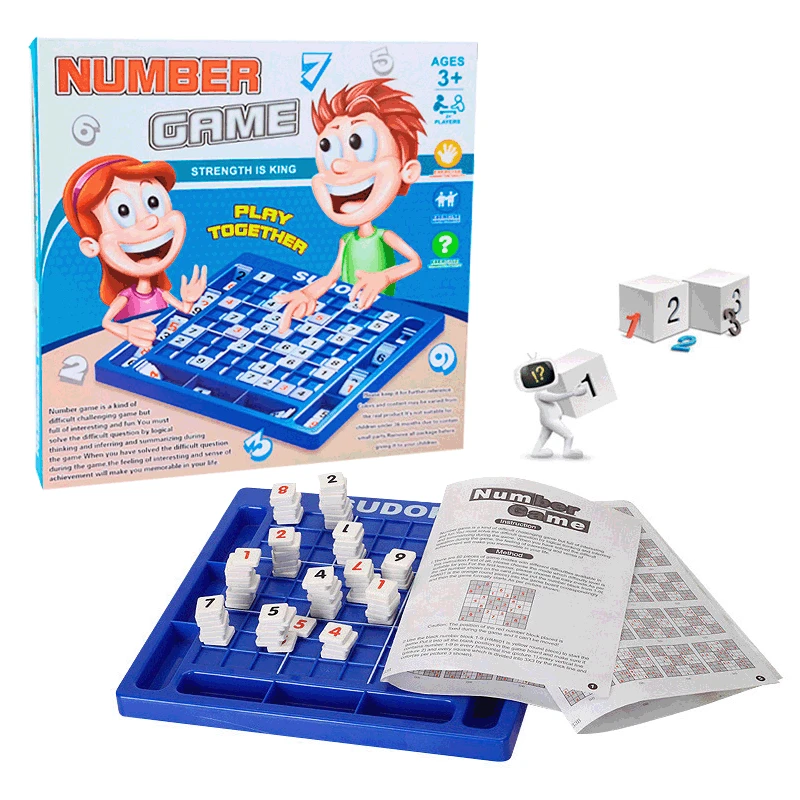 

Montessori Toys Kids Puzzle Game Sudoku Game Chess Children Develop Logical Thinking Reasoning Training Educational Board Game