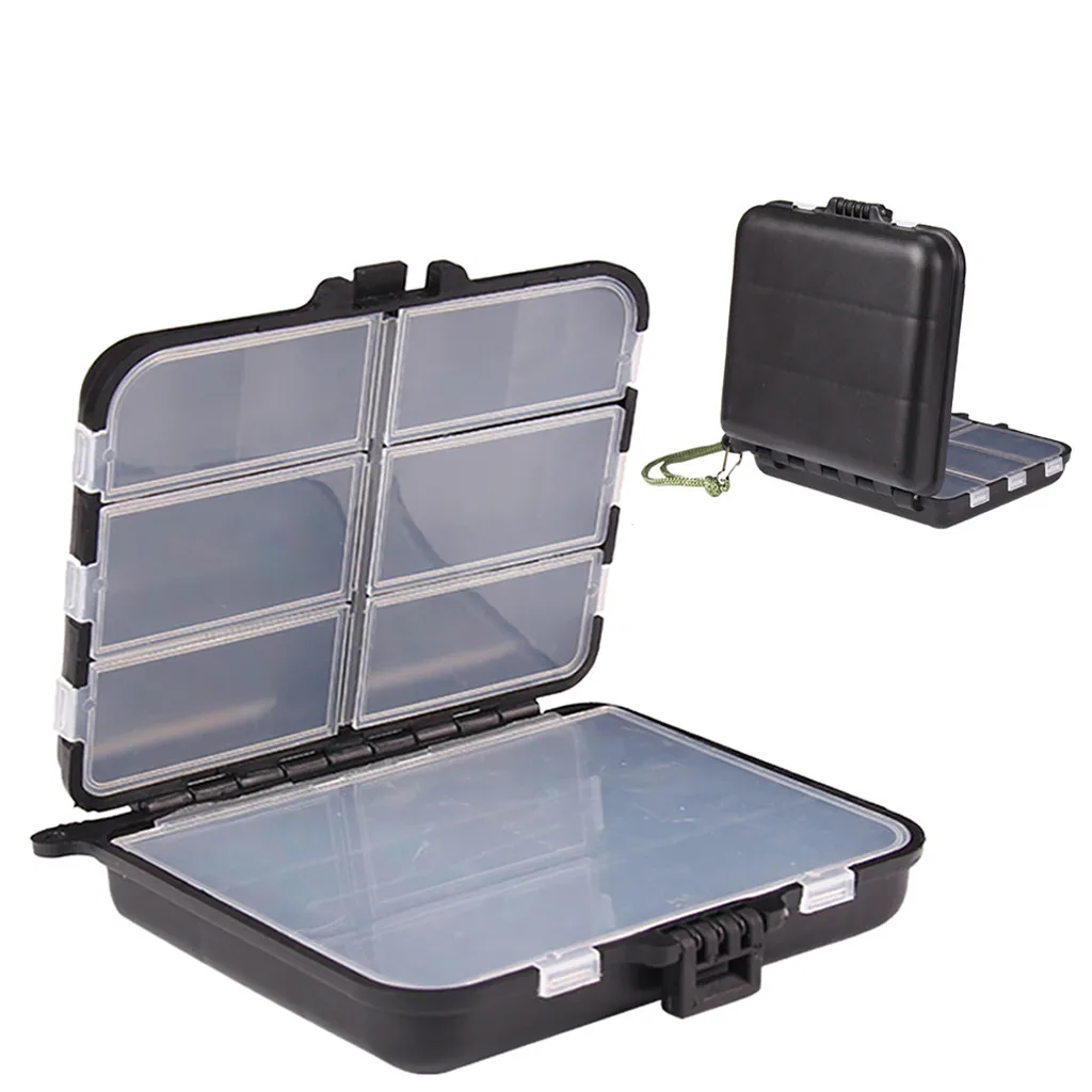 Portable Fishing Lures Hook Bait Tackle Storage Tackle Box Plastic Storage Box2019 Spring Autumn New plus Fashion Simplicity