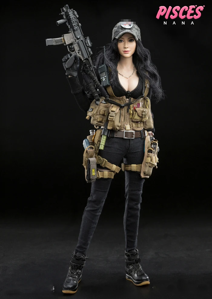 DAMTOYS DAMT 1/6 серия битва девушка рыбы DCG003 NANA DCG0004 LUCY Коллекционная фигурка куклы игрушки подарок с коробкой - Цвет: DCG003