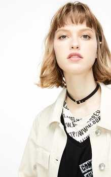 

Autumn White Winter Long Jacket Loose Letter Jacket Short Jackets Female Women Basic Jacket Fashion Warm Polar Modern GG50yf