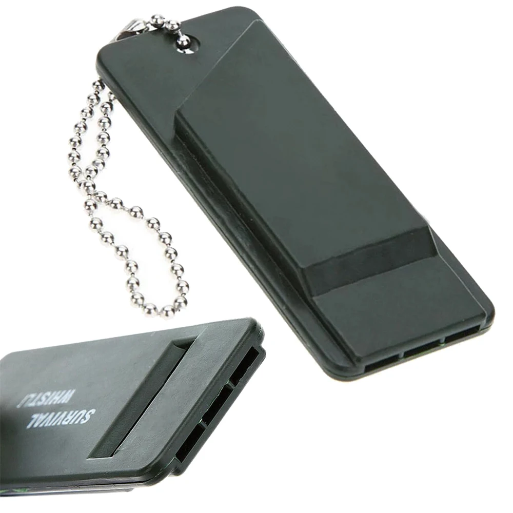 3-Frequency Whistle High Decibel Survival Whistle Keychain Rugby Referee Camping Hiking Emergency Survival Outdoor Tools whistle keychain survival whistle soccer whistle sport whistle sports whistle
