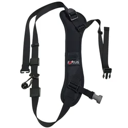 Premium Black Camera Shoulder Strap - High-Quality Quick Carry Sling (Black)