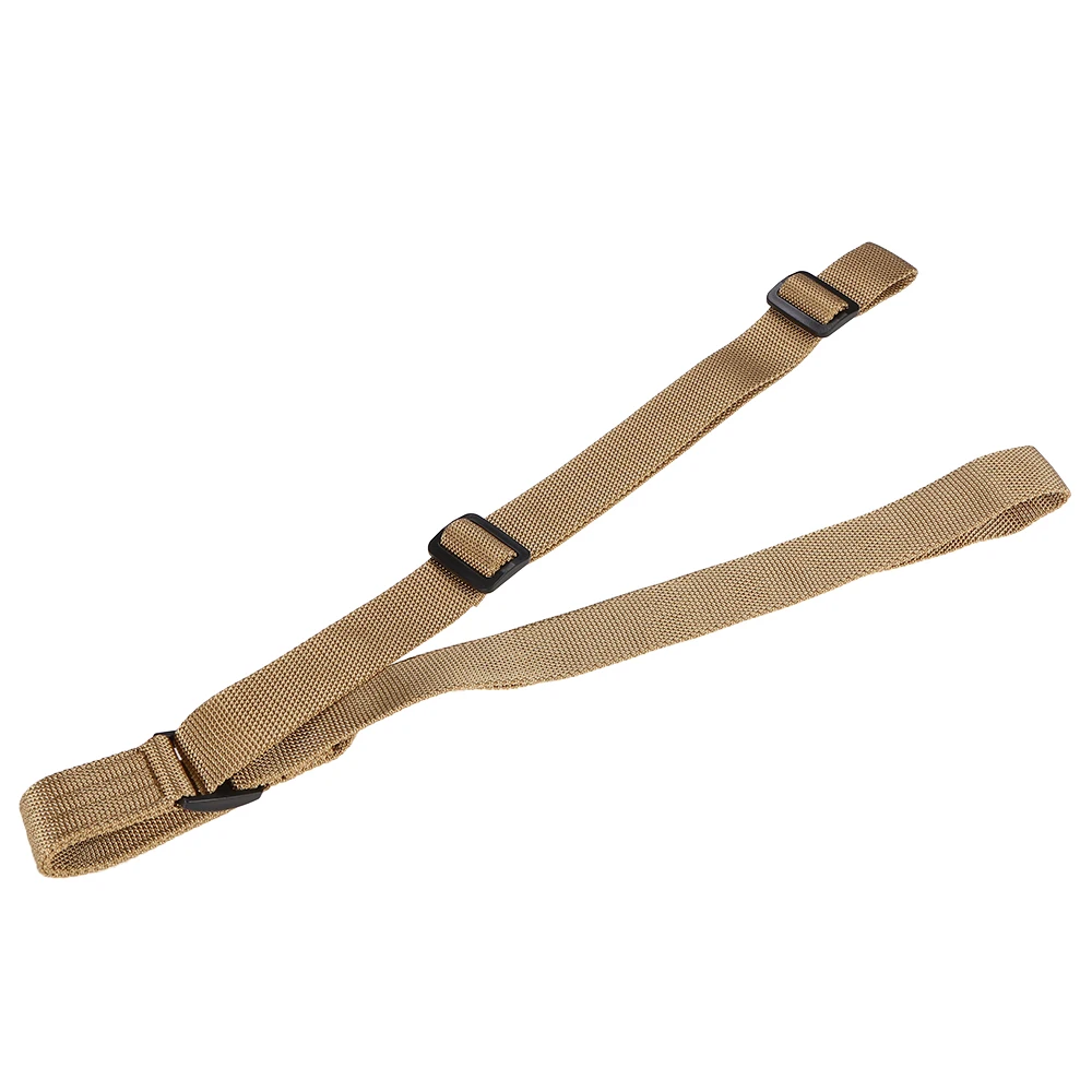 Outdoor Belt Military Tactical Safety Two Points Outdoor Belt Sling Adjustable Strap Hunting Accessory - Цвет: Earth-2