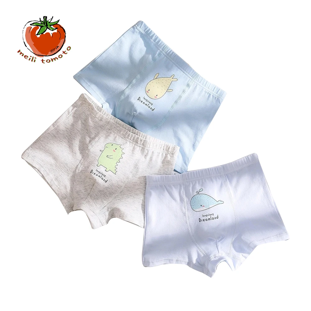 3 шт./партия Модное детское нижнее белье детские брюки с рисунком собаки мягкие