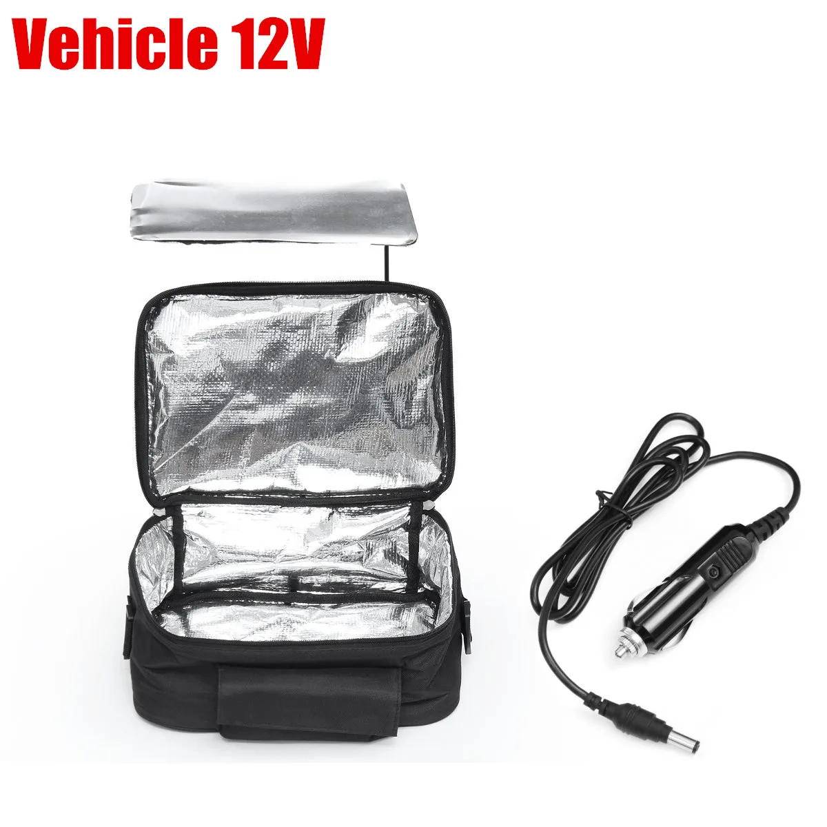 Vehicle 12V 12 В/110 В/220 В мини-Личная Портативная сумка для обеденной печи, мгновенный подогреватель пищи, электрическая печь с подогревом, Ланч-бокс для транспортного средства/домашнего использования - Цвет: Vehicle 12V