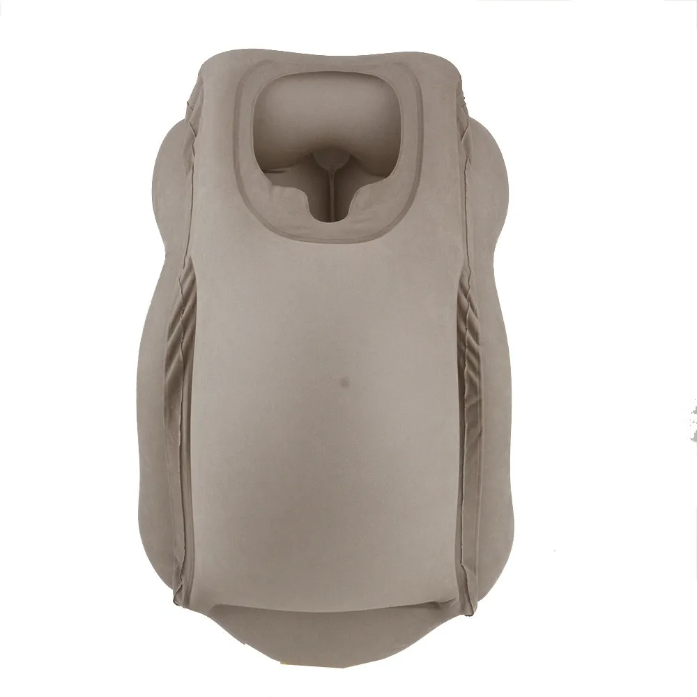 Multifunctional car airplane inflatable travel pillow pillows portable inflatable body sleeping air pillow for travel home use 5