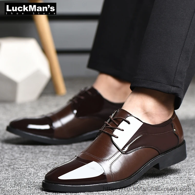 Mens Dress Shoes Luxury Genuine Leather  Luxury Italian Leather Dress Shoes  Men - Men's Dress Shoes - Aliexpress