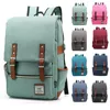 Fashion Vintage Laptop Backpack Women Canvas Bags Men canvas Travel Leisure Backpacks Retro Casual Bag School Bags For Teenager# ► Photo 1/6