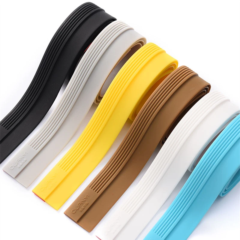 100cm Silicone door bottom seal strip Self-Adhesive Weather Stripping for Window door gap Sealer Dust Blocker Stopper Guarder