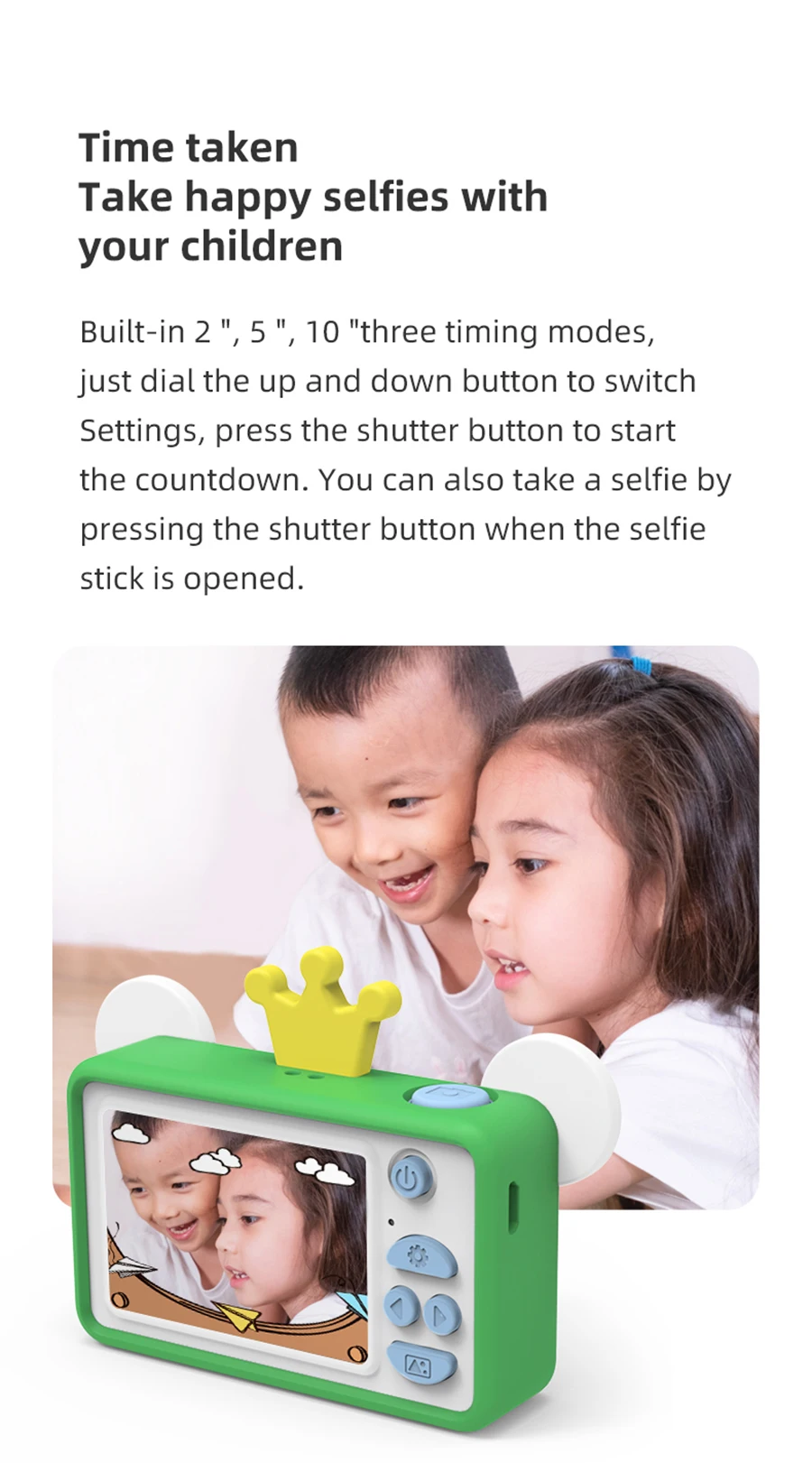 Photo Camera 2 inch Kids Digital Video Camera