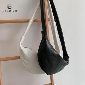 

Fashion Crossbody Bag For Women Brand Messemger Bags Women Large Shoulder Messenger Chest Bag Semicircle Saddle Dropshipping