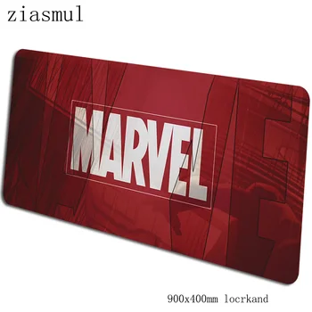 

Marvel Comics logo mouse pad 90x40cm mousepads 3d gaming mousepad gamer Fashion personalized mouse pads keyboard pc pad