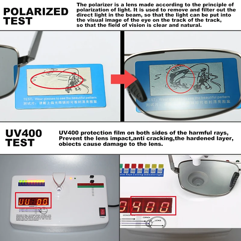 Polarized Sports Sunglasses Photochromic Polarized Sunglasses for Men and Women Driving Anti-glare