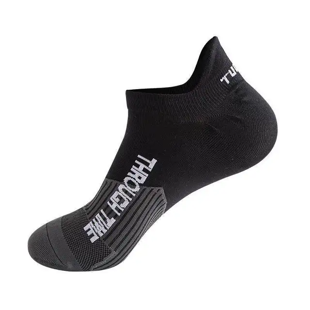 New Basketball Running Protection Ankle Cushioning Shock Breathable High Performance Cotton Sports Men's Socks 1Pair 5