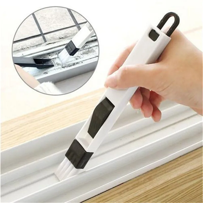 

Newest Arrivals Multipurpose Window Door Keyboard Cleaning Brush Cleaner Dustpan 2 In 1 Tool Convenient Practical Color Random