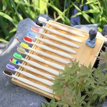 1 шт. натуральная Экологически чистая мягкая щетина с бамбуковой ручкой зубная щетка деревянная зубная щетка