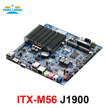 شراءITX-M56 VER:1.6 بدون مروحة AIO اللوحة إنتل J1900 خليج درب رباعية النواة لوحة تحكم رئيسية Itx مصغر واي فاي/3g /2 * RS232 1 * RTL 8111E