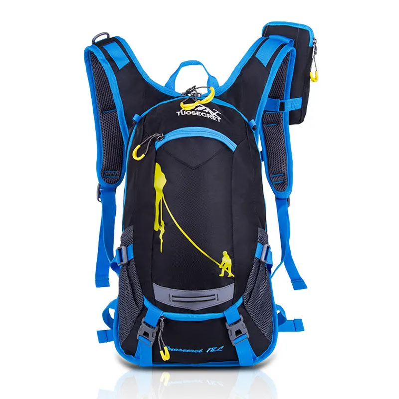 Водонепроницаемая сумка для воды для велоспорта, водный рюкзак для бега, походов, альпинизма, спорта на открытом воздухе, гидратационный рюкзак для мужчин и женщин - Цвет: A-blue