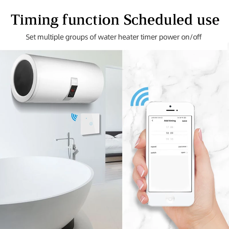 aquecedor agua tuya vida inteligente app temporizador 02