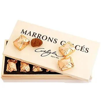 

Premium-Marron Glacé Kandierte Kastanie, 300 g, 11 ml, Geschenkbox, importiert aus Spanien