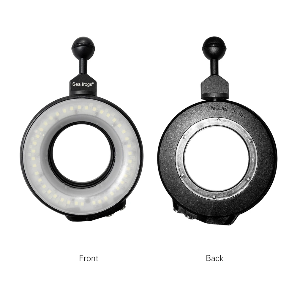 Waterproof SL-108 LED Camera Video Ring Light Flash Light Lamp Color Temperature 7500K for Cameras for Underwater Photography