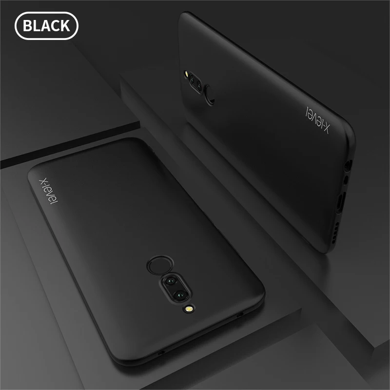 Чехол X-level для Xiaomi Redmi Note 8t 8 T, Ультратонкий чехол из мягкого ТПУ для телефона Xiaomi Redmi Note 8 Pro Note8, чехол Redmi 8 - Цвет: Black