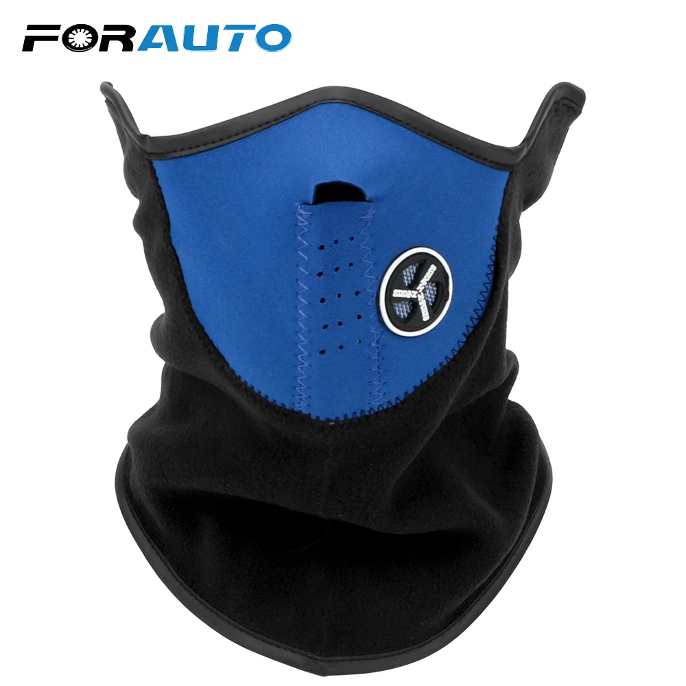 

FORAUTO Motorcycle Face Mask Balaclava Warm Winter Ski Snow Scarf Outdoor Sports Neck Protecting Motorcycle Half Face Mask Cover