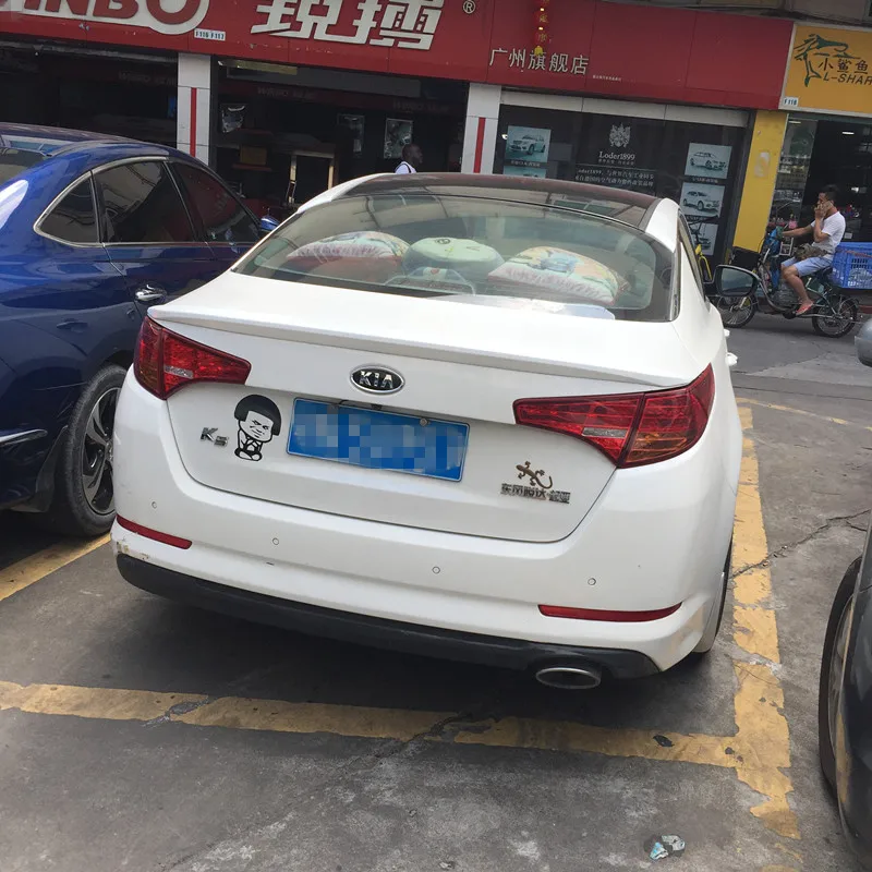 Спойлер для автомобиля Optima 2011 2013 Kia WXK спойлер из АБС пластика цвет заднего