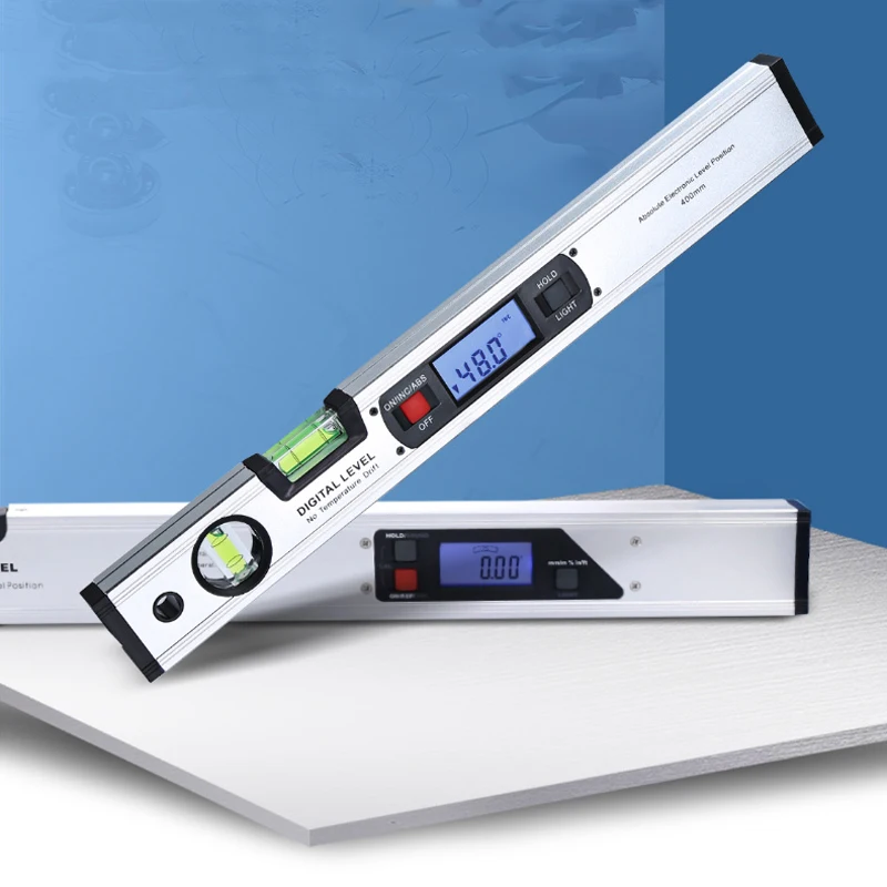 Цифровой угломер Инклинометр электронный уровень 360 градусов с/без магнитов уровень угол наклона тест линейка 400 мм