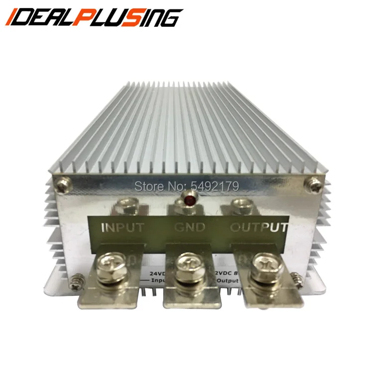 24VDC вход и 12VDC выход 100A понижающий преобразователь 1000 Вт