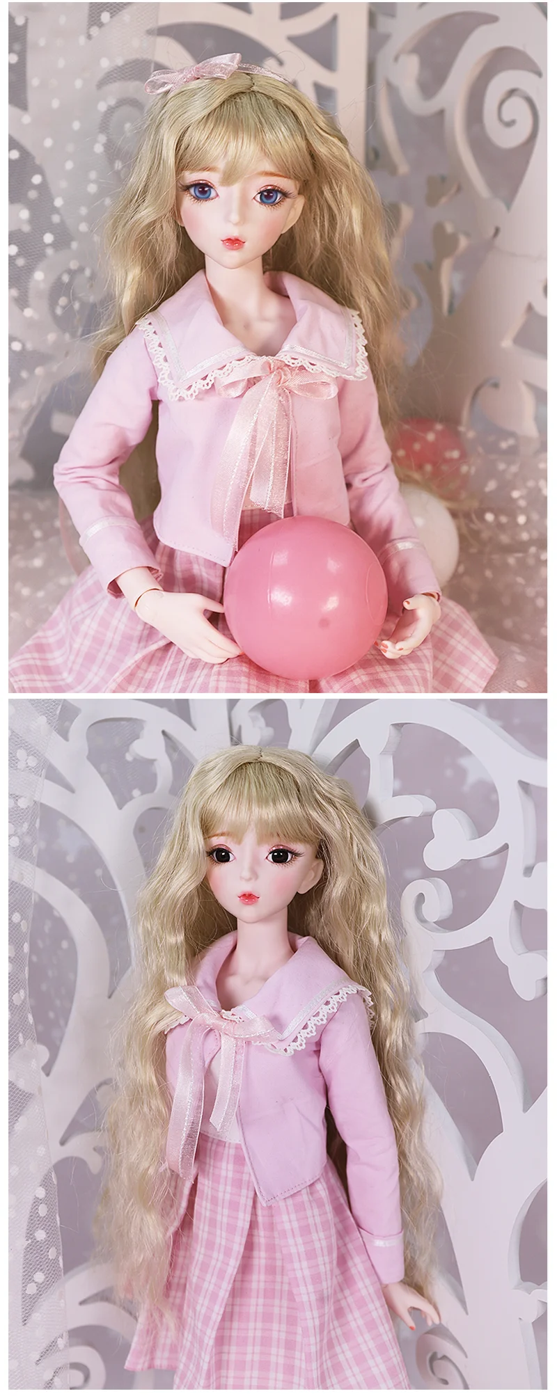 DBS 1/3 BJD кукла город детская серия механическое соединение тела с макияжем, 62 см Высота девушки, SD