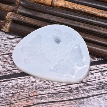 

New Hot UV Resin Jewelry Liquid Silicone Mold Animal Butterfly Resin Charms Molds For DIY Jewelry Decorate Making Molds