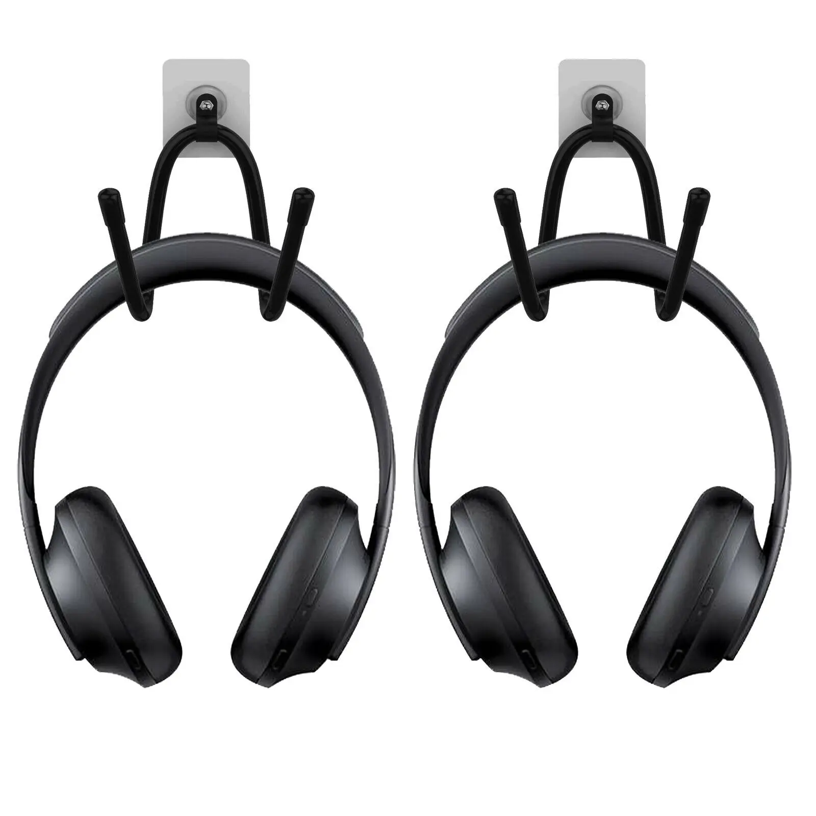 Fansport Headphone Holder Adhesive U Shape Acrylic Headset Hook Headphone Stand Mount Fansport Headphone Holder Adhesive U Shape Acrylic Headset Hook Headphone Stand Mount