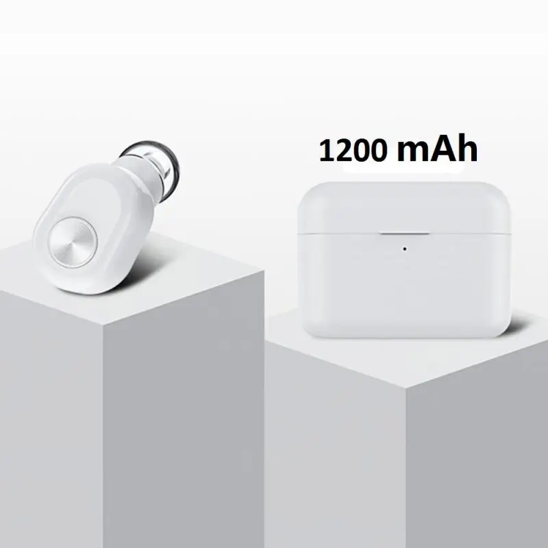 Новые беспроводные bluetooth-наушники BL1, мини bluetooth-гарнитура, беспроводные наушники для телефона с зарядным устройством 2200 мАч - Цвет: Зеленый