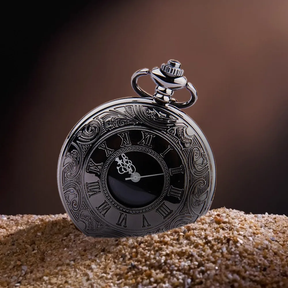 Роскошные Простые ретро романтические карманные часы с двойным дисплеем кварцевые часы многофункциональные мужские часы подарок Montre Femme reloj hombre A30