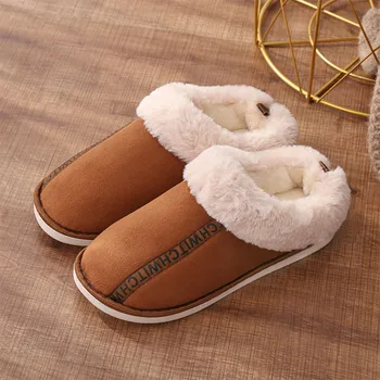 

2019 Women Winter Home Slippers Cartoon Stripe Shoes Soft Winter Warm House Slippers Indoor Bedroom Lovers Woman shoes YYJ248