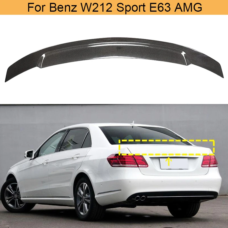 着後レビューで W212 E63用 カーボンリアウィング ienomat.com.br