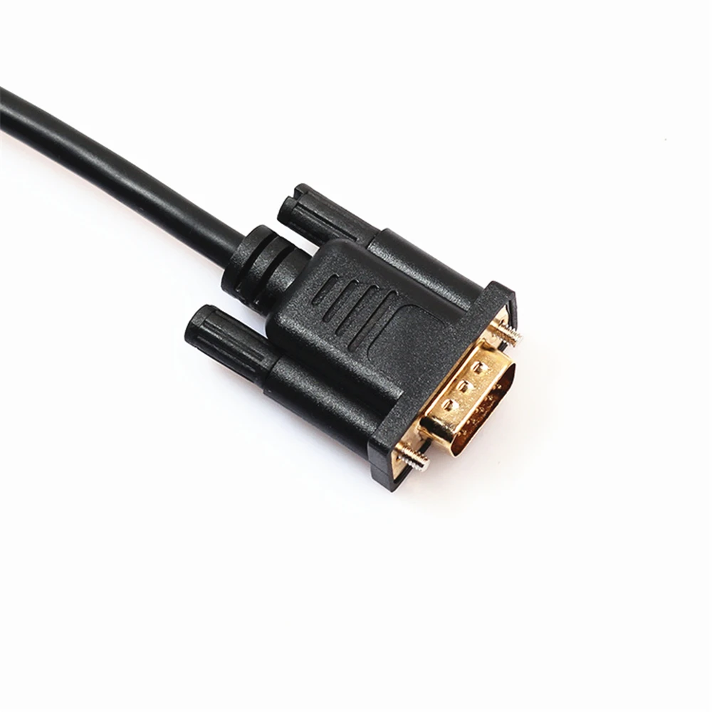 1080P видео конвертер Кабель HDMI в VGA Кабель-адаптер HDMI штекер в VGA штекер для HDTV ПК ноутбук планшет проектор 1,8 м