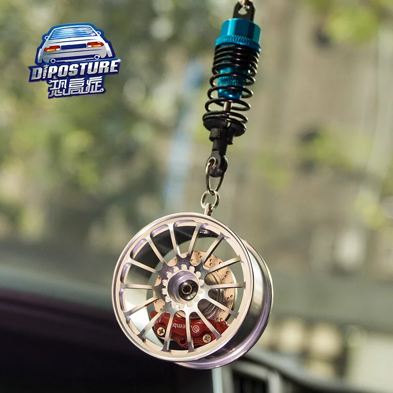 BBS shock absorber hub rear-view mirror mount hellaflush Chao brand aluminium alloy car interior mount