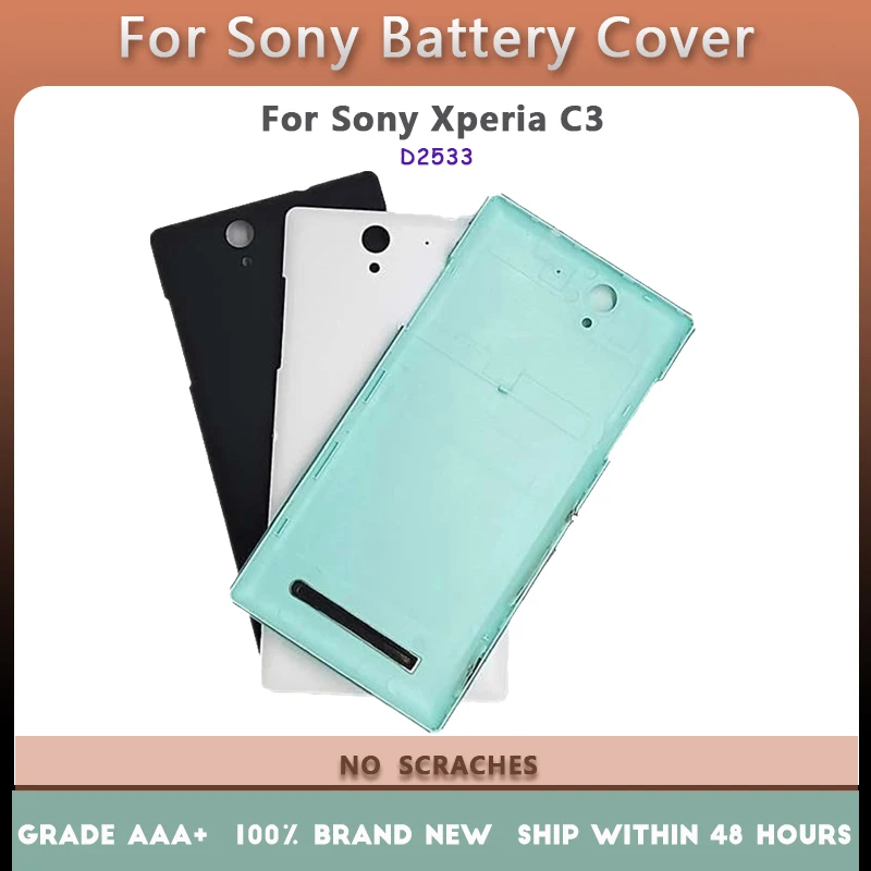 Задняя крышка батарейного отсека для Sony Xperia C3 D2502 D2533 с запасными частями задняя