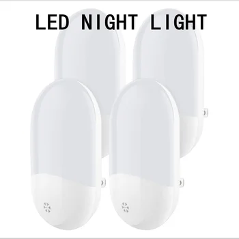 

High-quality LED Night Light AC100-240V Sensor Control Night Lamp EU US UK Plug LED Sensor Lamp for indoor lighting decoration