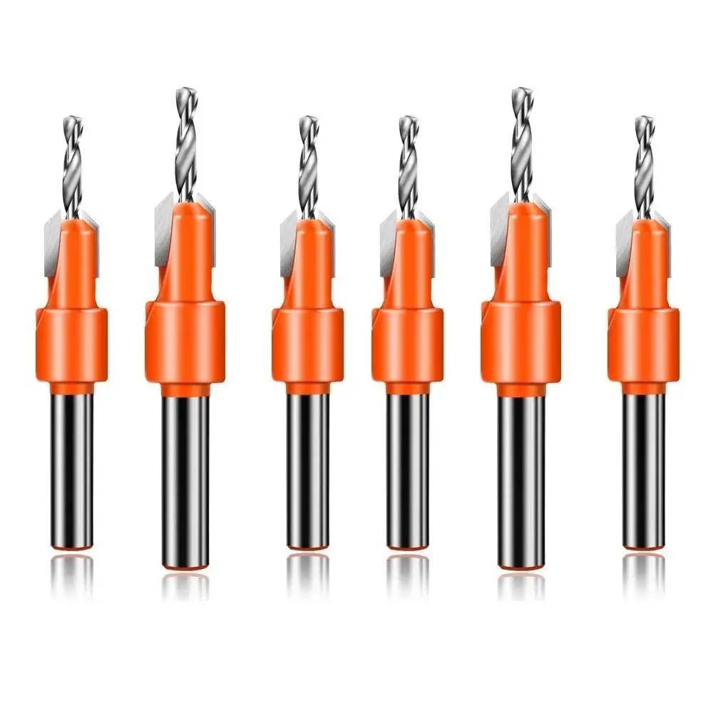  Countersink Drill Woodworking Drill Bit Set Drilling Pilot Holes