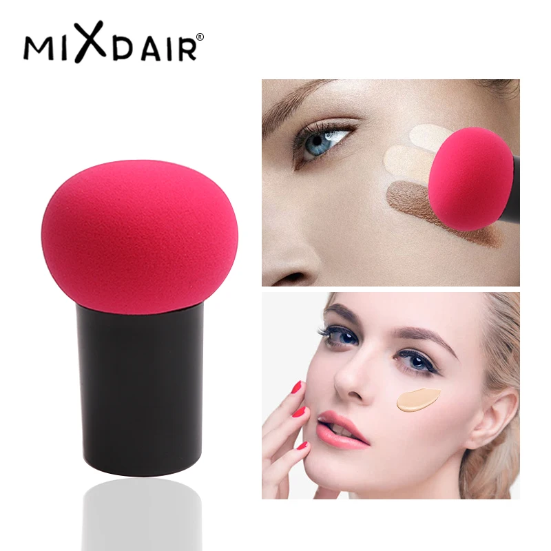 MIXDAIR, косметическая губка, спонж, инструмент для макияжа, 1 шт., тональный крем, блендер для жидкостей, форма гриба, сухой и влажный