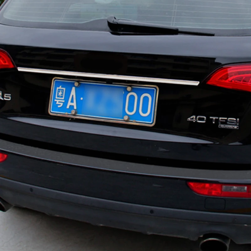 Carманго для Audi Q5 B8 B9 2012- автомобильный Стайлинг задняя дверь отделка багажника Накладка рамка наклейка хром внешние аксессуары