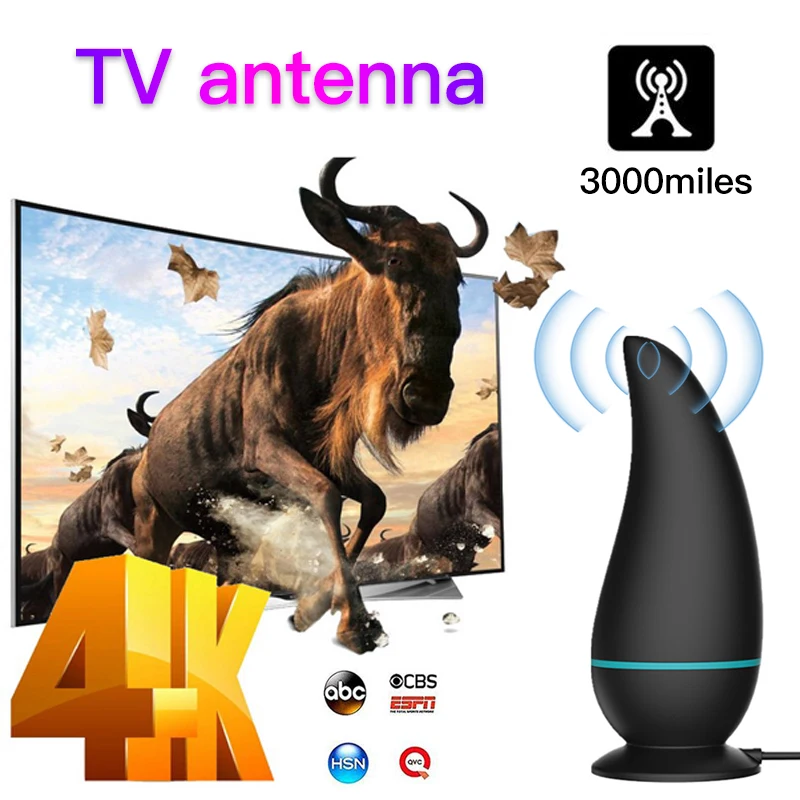 Новинка 2020! Манго HDTV антенны приемник 3000 миль ТВ цифровой усилитель лиса Крытый
