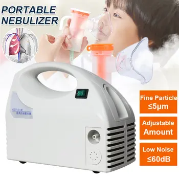 

Home Medical Inhaler Nebulizer Air Compressor Atomization Inhaler Portable Medicine Inhale Atomizer for Asthma Relief 220V